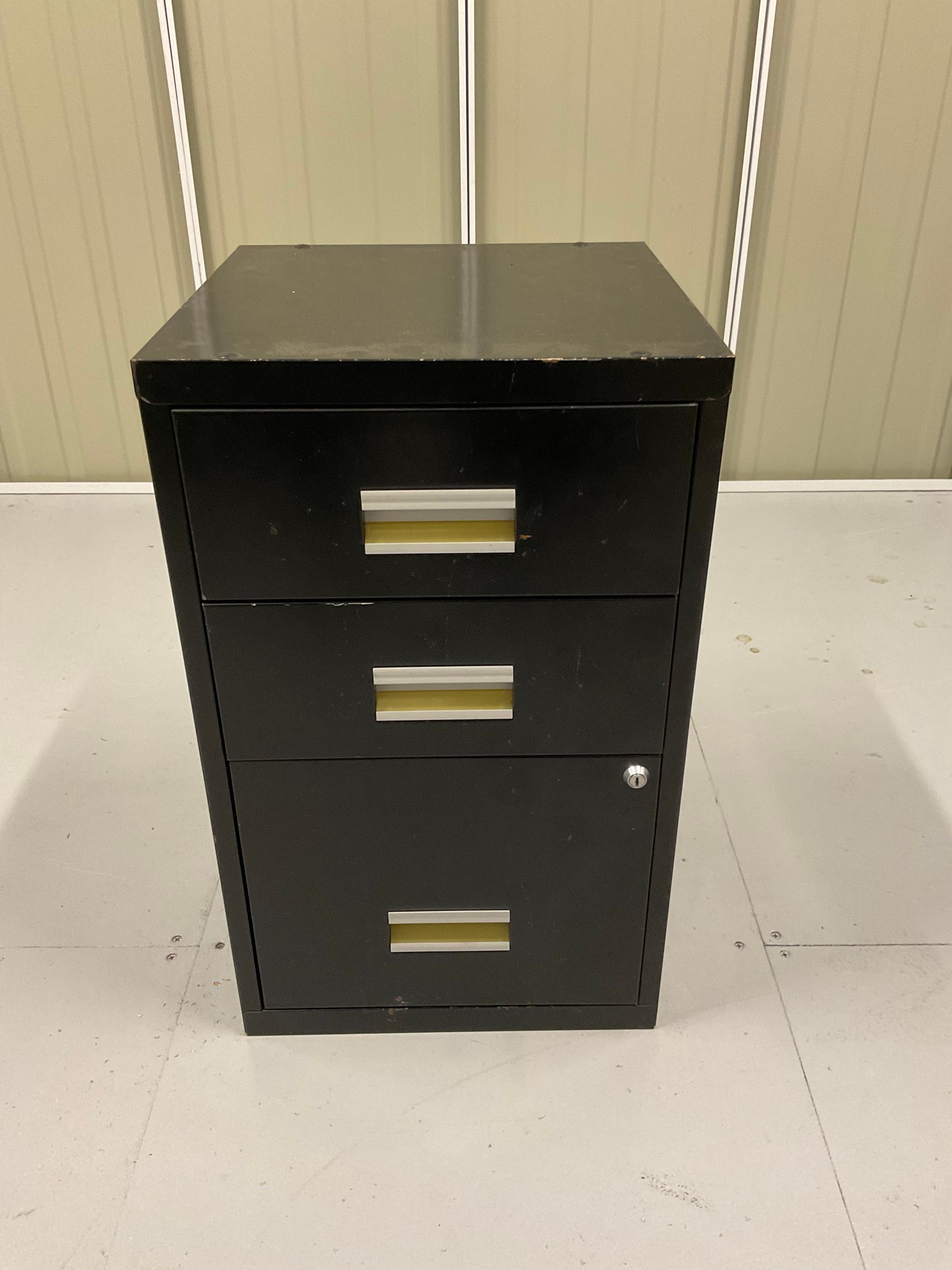 Metal filing cabinet