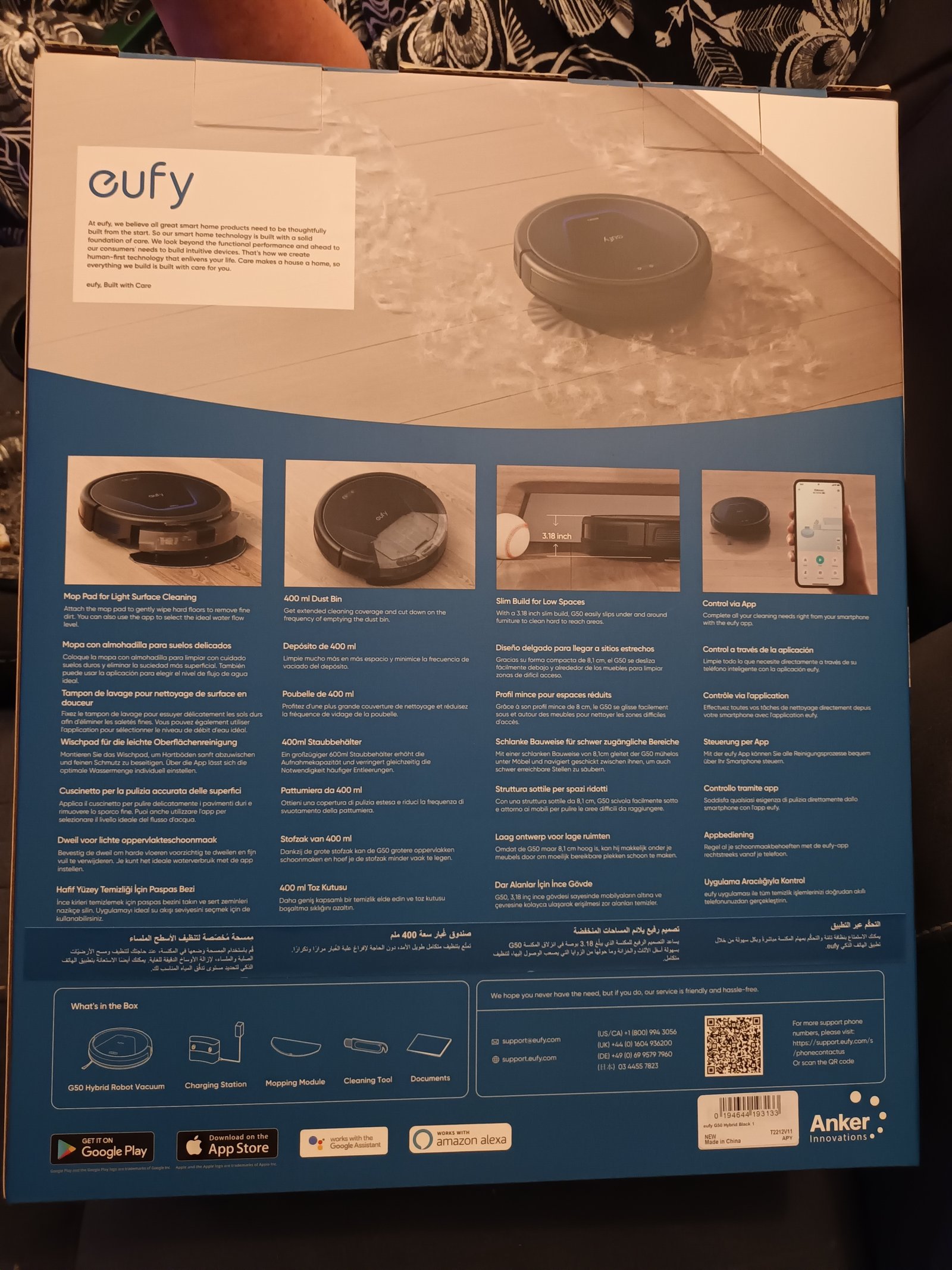Eurfy robot vacuum cleaner