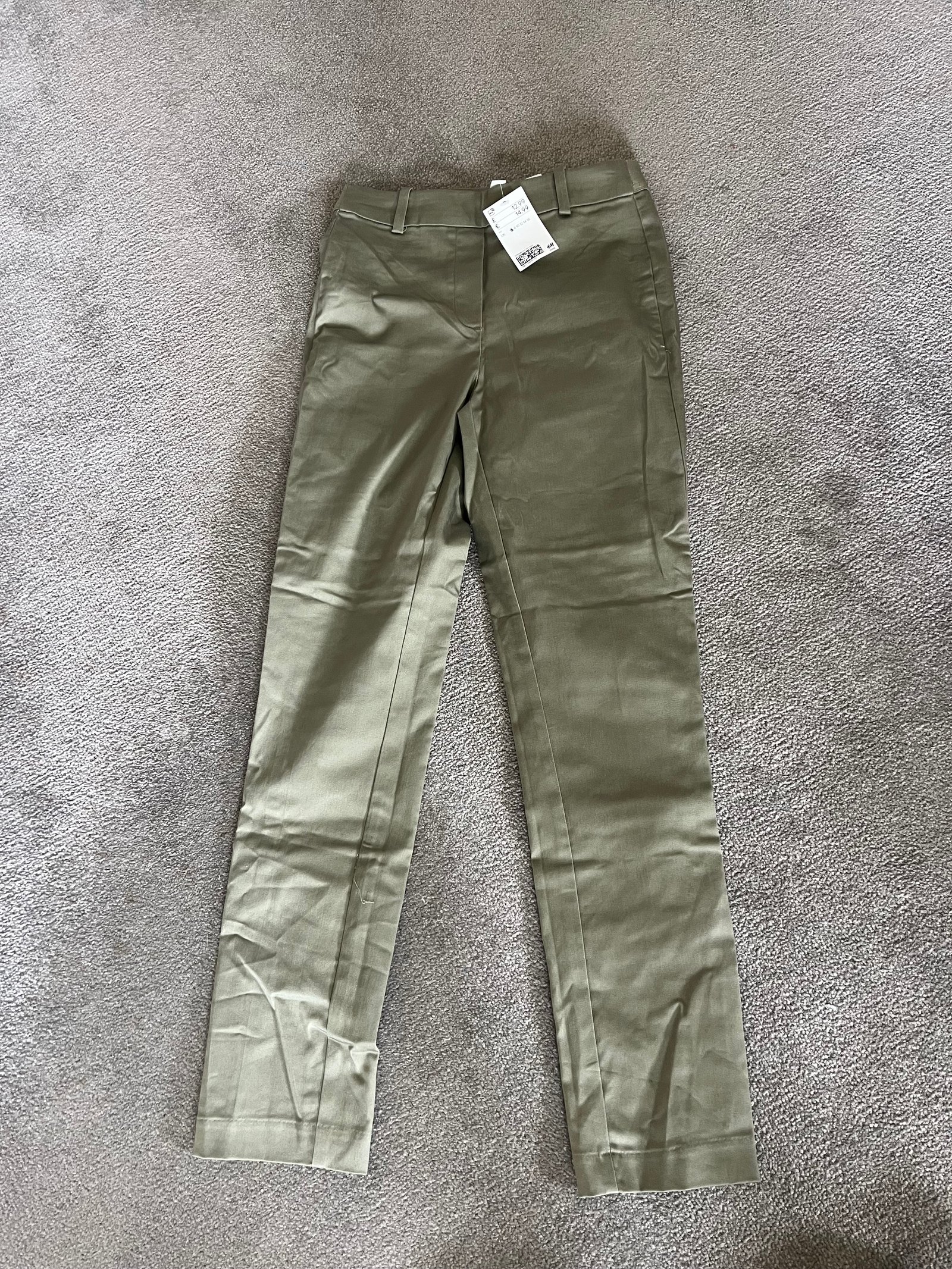 H&M olive green new trousers