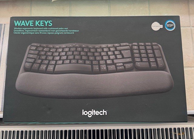 Logitech Wave Keys Wireless Ergonomic Keyboard